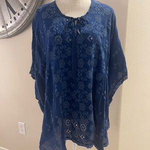 Johnny Was Angel Sleeve Pullover  Tunic